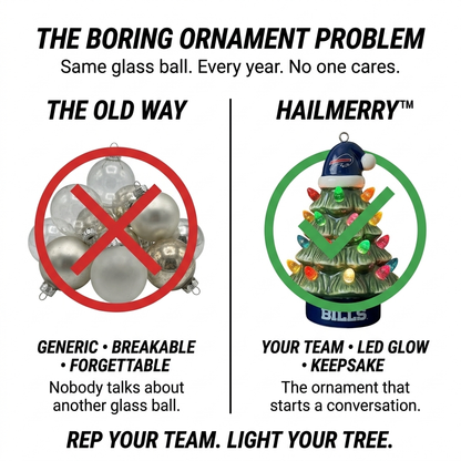 HailMerry™ Football Light-Up Ornament