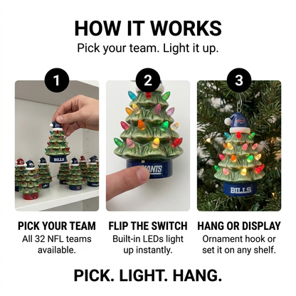 HailMerry™ Football Light-Up Ornament